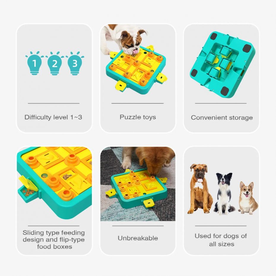 Large Interactive Puzzle Toy for Dogs Difficult Prima Paws